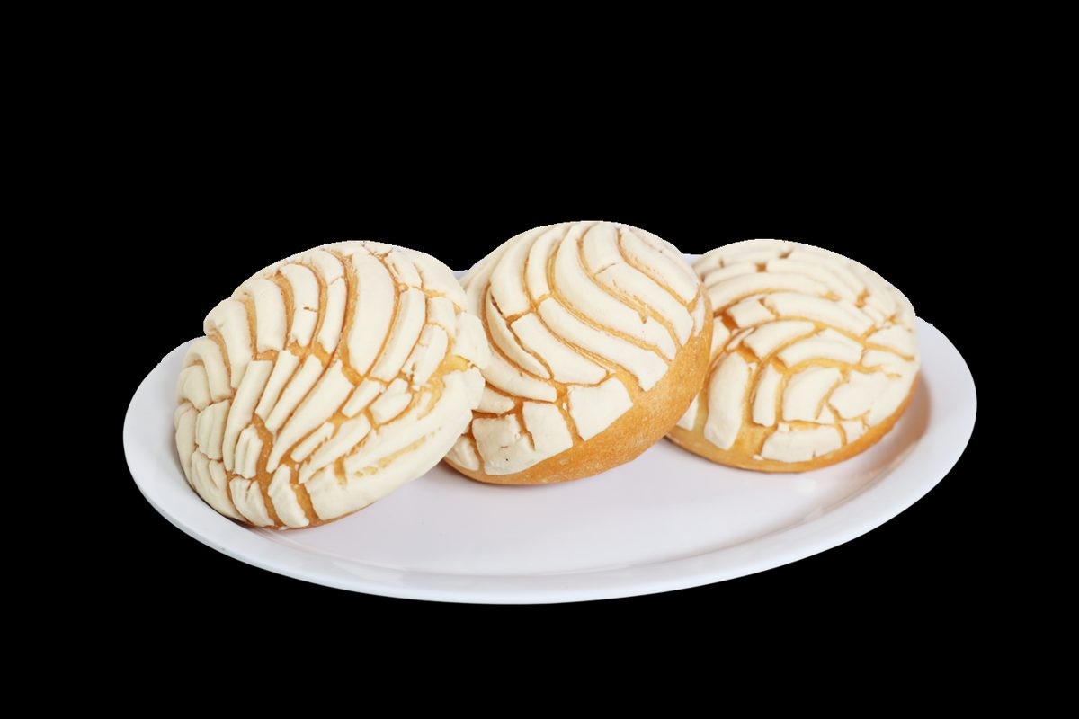 Concha tradicional de Estrellas Bakery